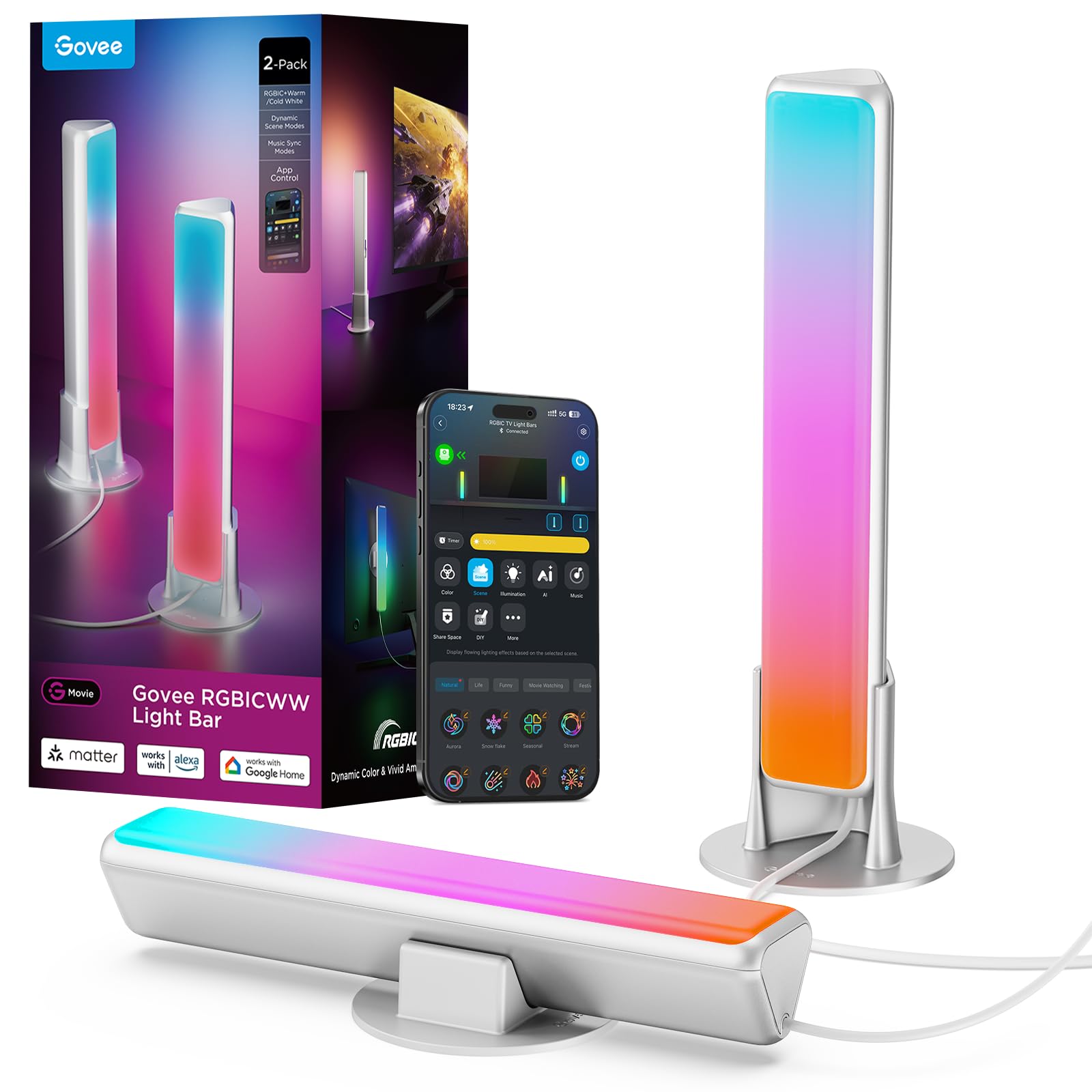 Govee Smart LED Light Bar - novelty lighting | Mubboo