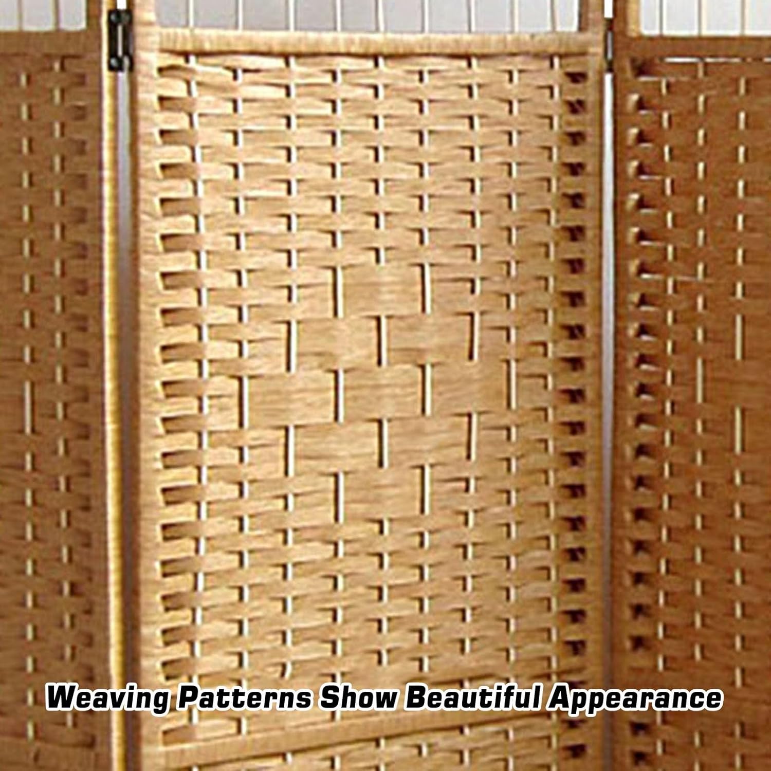 4/5/6 Panel Folding Privacy Screen Panels, Portable Room Partition for Home Offices, Gardens, and Patios(Color-1,60x30cm-4 Panels)