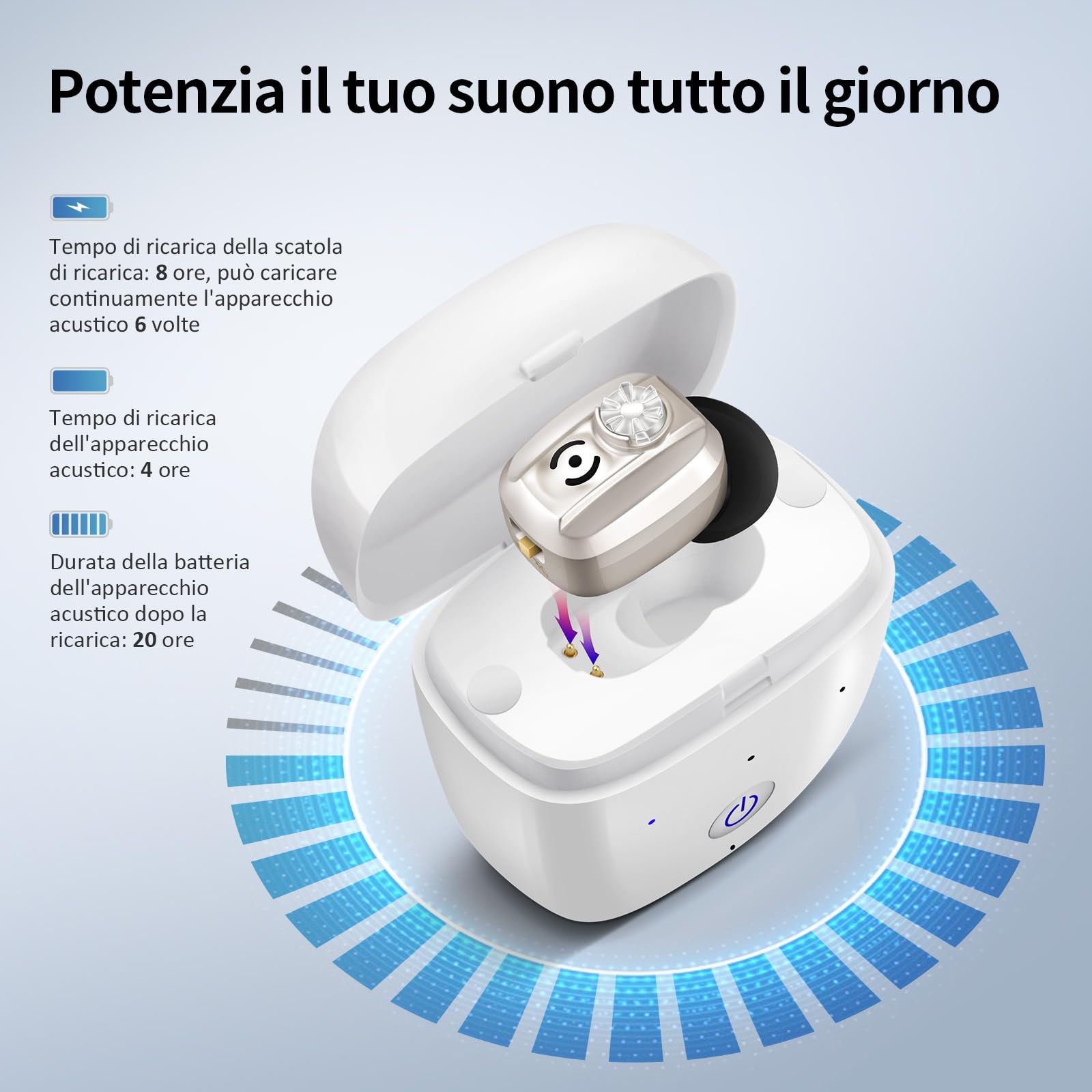 Britzgo VHP602 - dispositivo di ottimizzazione del suono, aspetto più bello, chip più professionale, vita migliore