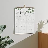 Vista 3 de Calendario mensual de pared 2026, desde enero de 2026 a junio de 2027, 12 x 15 pulgadas, encuadernación de doble alambre, perfecto para organizar