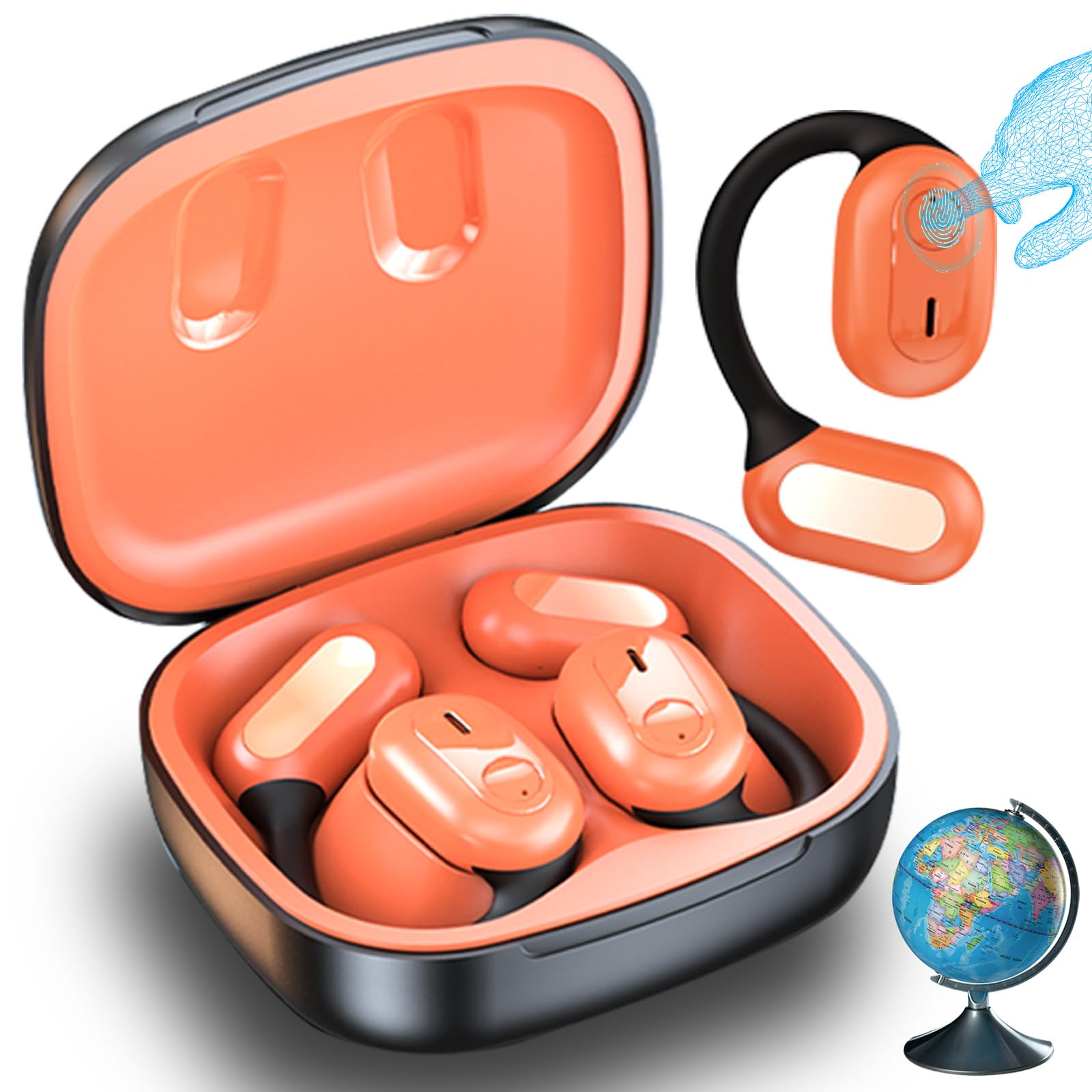 ÜBersetzer Kopfhörer – Echtzeit-Übersetzung In 144 Sprachen Mit LCD