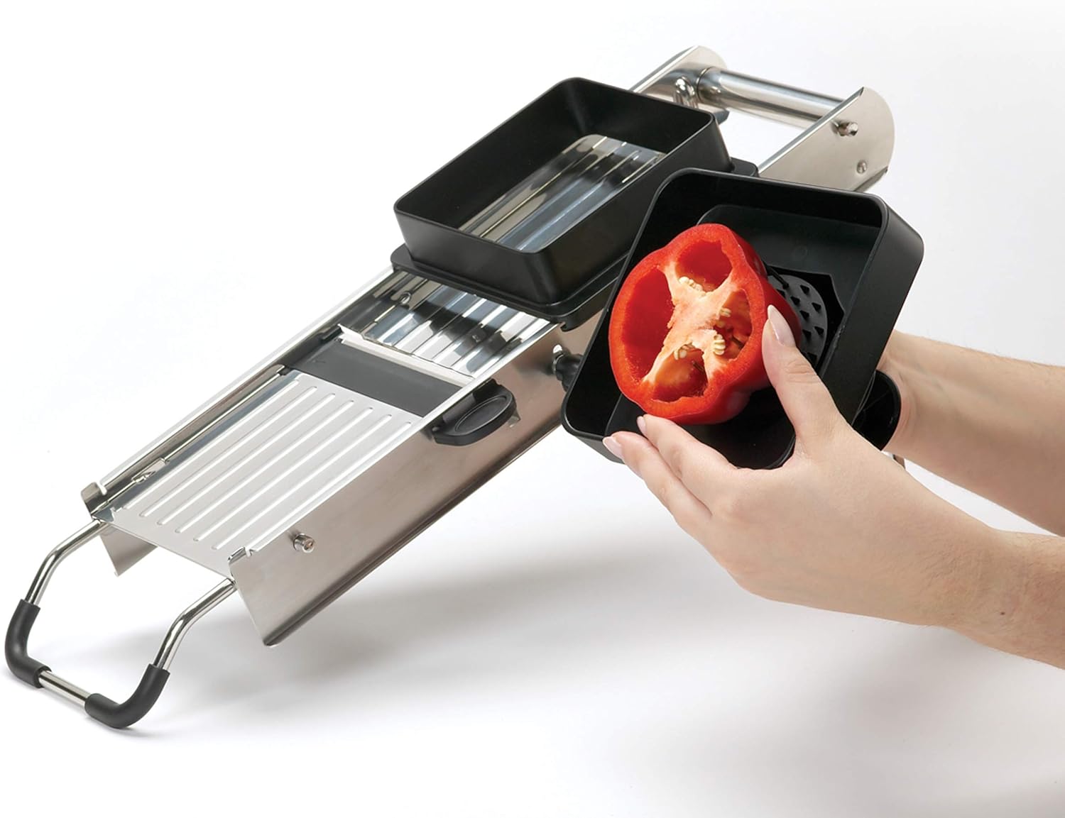 Master Class Stainless Steel Mandoline Slicer Set (8 Pieces)