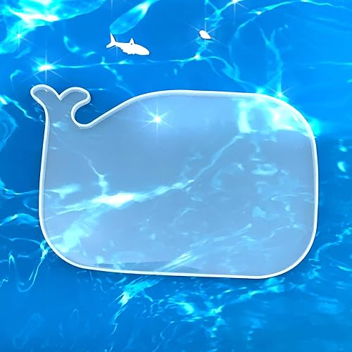 Miniatura 3 de Bandeja de resina con forma de ancla, molde epoxi, bandeja de servir de resina para bricolaje, tamaño 12 x 9.6 x 0.4 pulgadas