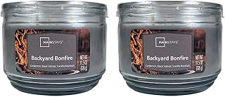 Mainstays 11.5oz Scented Candle 2-Pack (Mulitple Scents) (Backyard Bonfire)