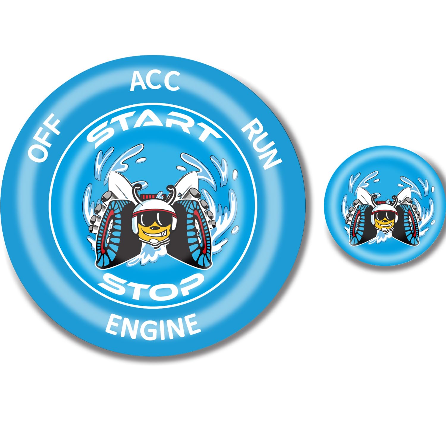 Amazon.com: TOOLEPIC Push Start Button Cover for Dodge Challenger