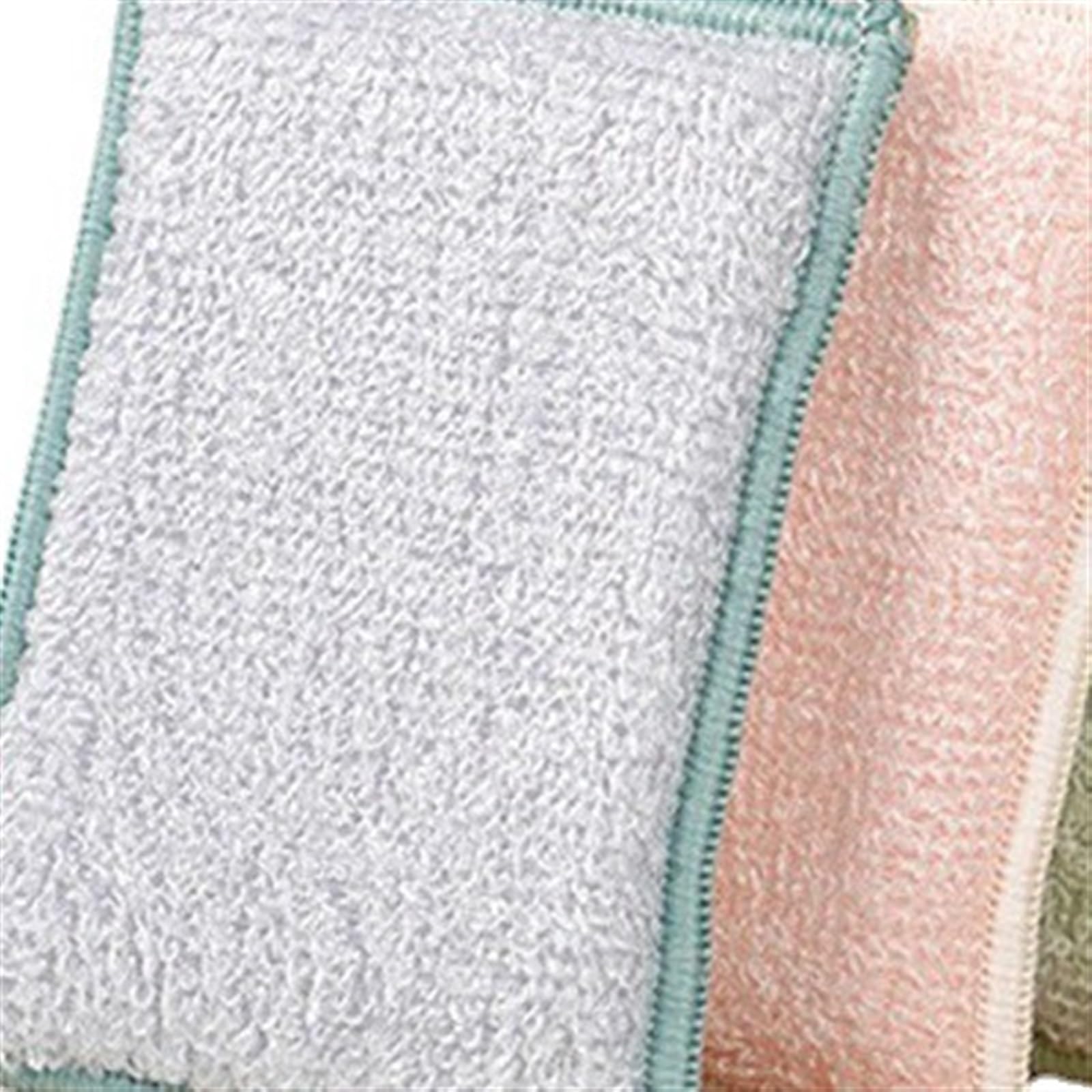 Esponjas 3 Almohadillas de Limpieza de Cocina de Doble Cara, paños de Esponja for Lavar Platos, cepillos de Esponja for el hogar, Herramientas de Limpieza Esponja