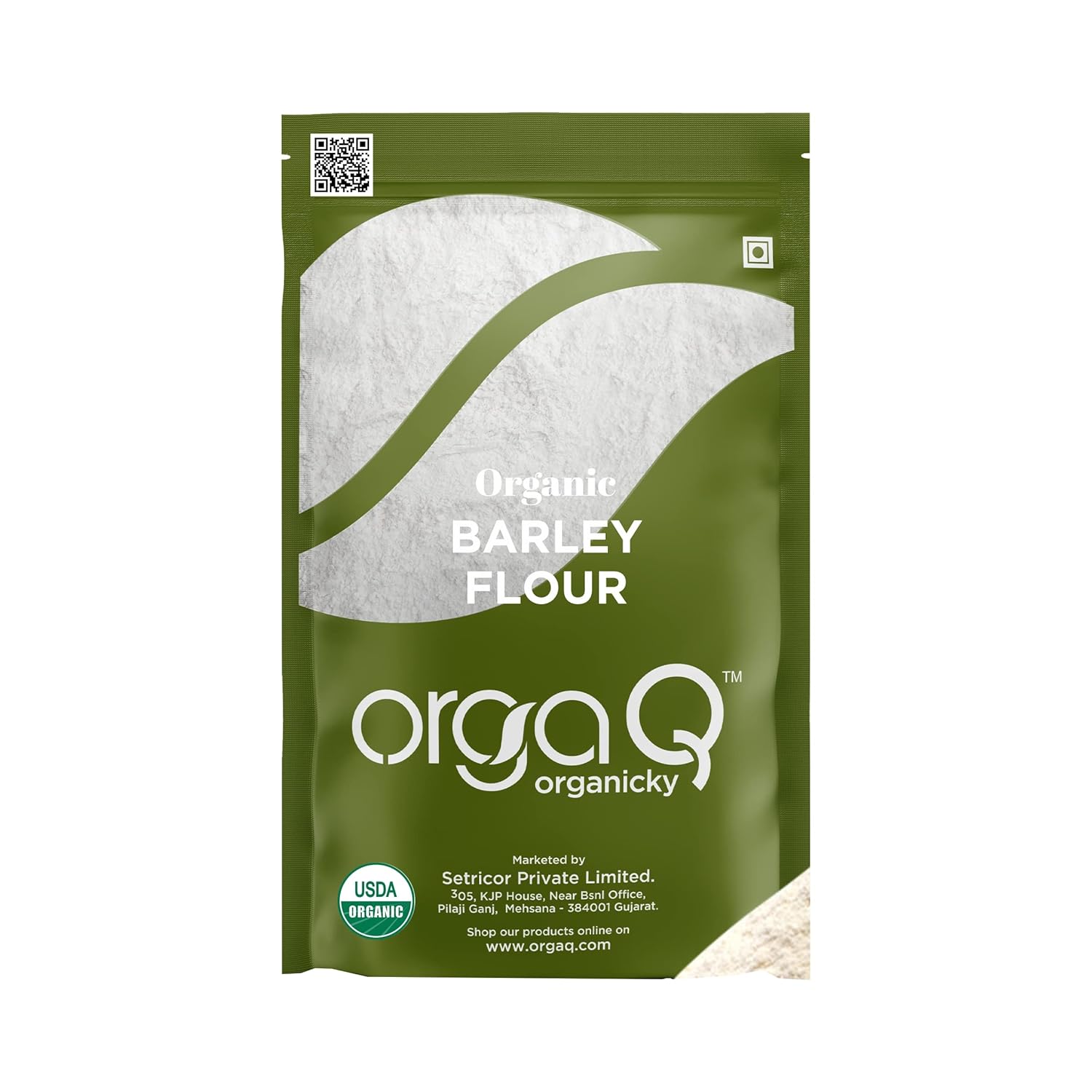 Orgaq Organicky Organic Barley Flour(Atta) Whole Grain Healthy Flour