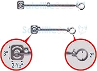 Vista 6 de SatelliteSale Universal J Pipe Antena Mástil 2″ Exterior con Monopolos para Montaje Satélite Antena HDTV