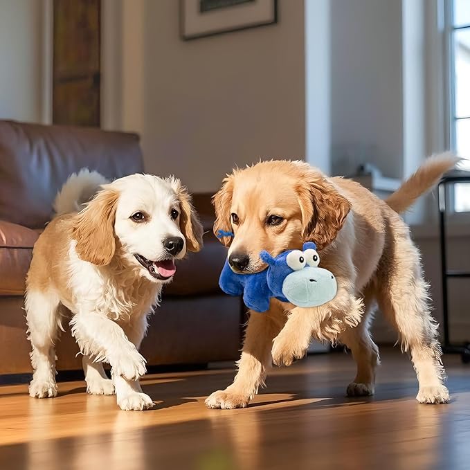 Juguete Squeaky Hippo para Perros Todas las Razas miniatura 6