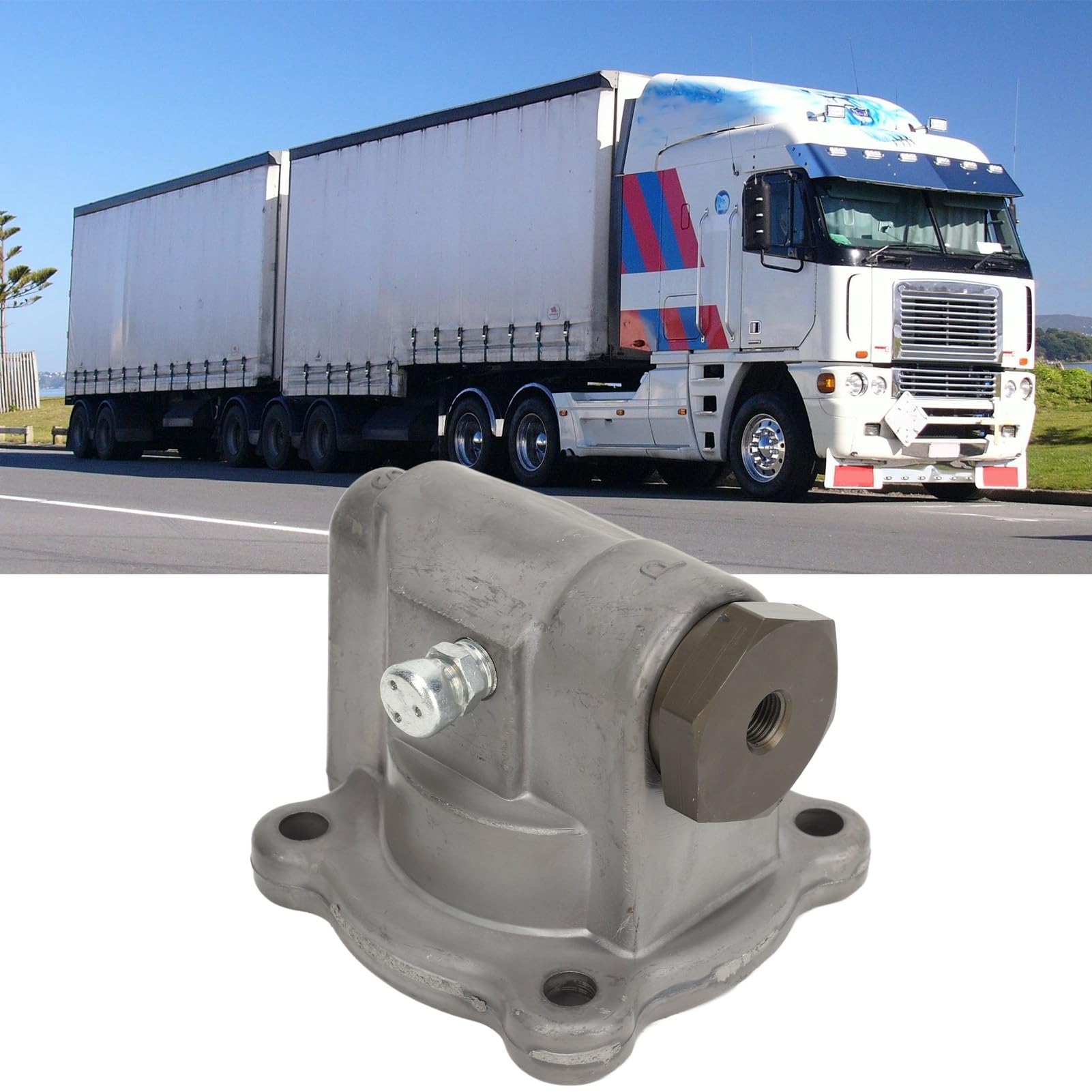 Aluminiowy zestaw zaworów rozdzielacza Trans Oy do samochodów ciężarowych | Wymiana uniwersalnego dopasowania K 3331 z wysokowydajnym anodowanym zestawem zaworów dzielących