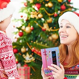 New Hair Chalk Comb Temporary Hair Color Dye for Girls Kids with Light Color Hair, Washable Hair Chalk for Girls Age 4 5 6 7 8 9 10 Birthday Cosplay DIY,Independence Day (Red,White,Blue)