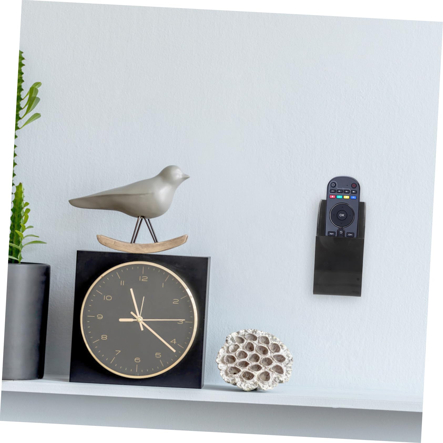 STOBOK 3pezzi Organizzatore Muro Per Telecomandi Portaoggetti Da Parete Supporto Per Controllo Remoto Design Compatto e Pratico Per Camera Da Letto e Soggiorno