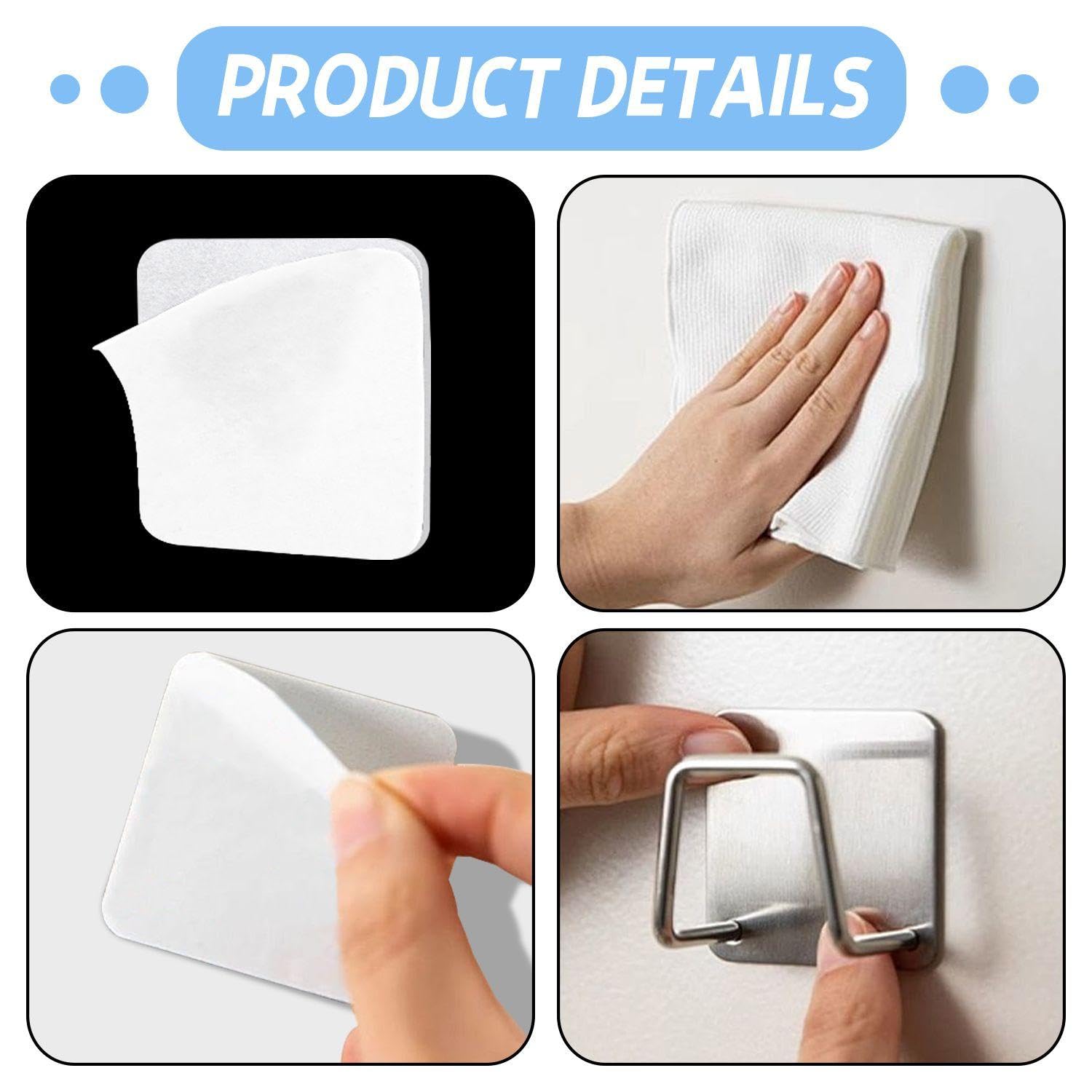 Azttior 84 Pastilles Adhésives Double Face Transparent 30 Mm Extra