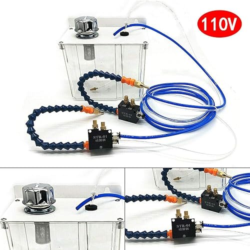 Miniatura 3 de Kit de bomba de pulverización de refrigerante de niebla, sistema de pulverización de lubricación de refrigerante de niebla para grabado de corte de