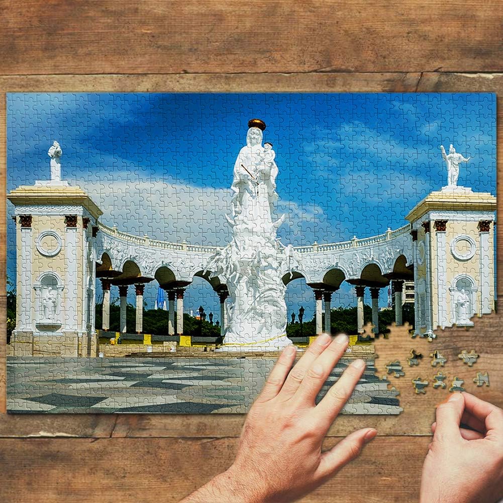 Venezuela Monument to The Virgin Maracaibo Jigsaw Puzzle 1000 Piece Travel Souvenir Wooden