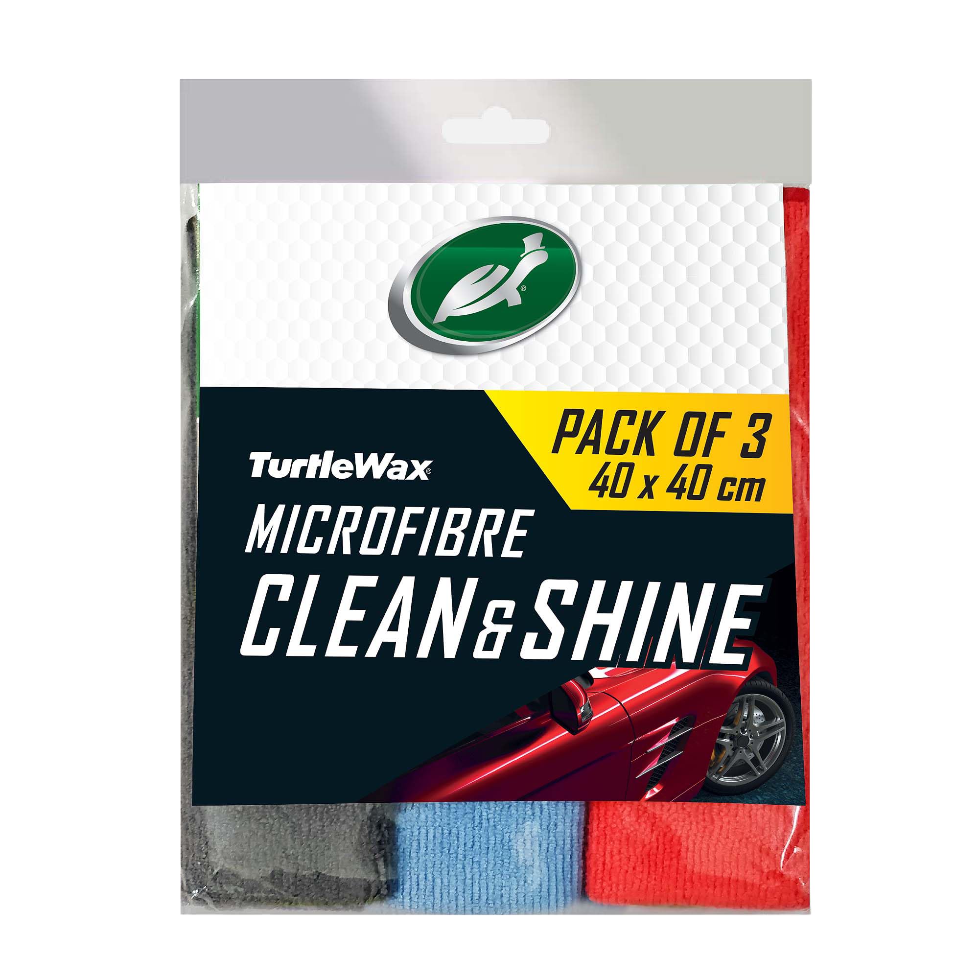 Turtle Wax Microfibre Clean & Shine 3PK - Car Cleaning Cloth-image-20