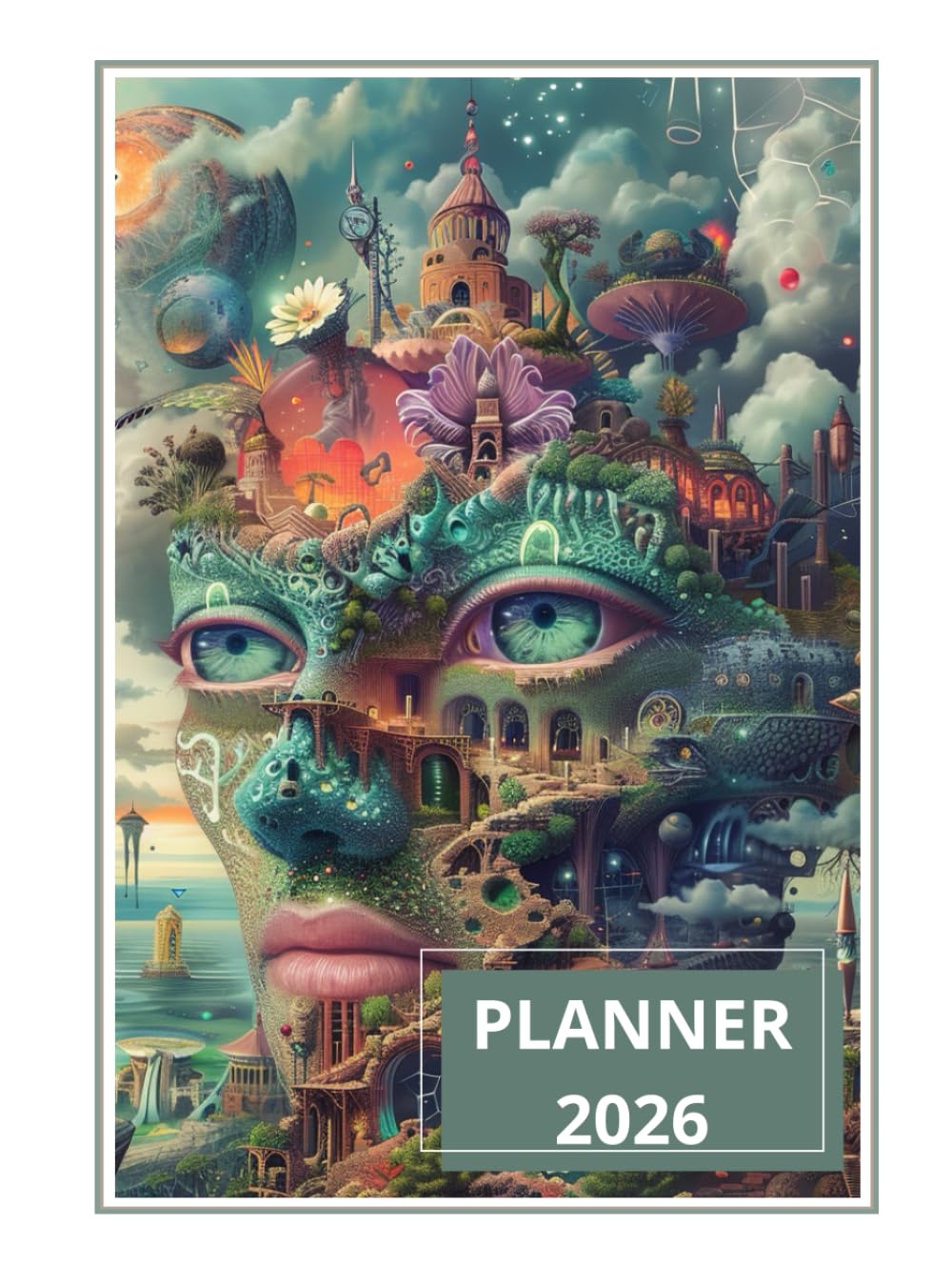2026 Planner - Minimalist. Weekly and monthly views, goals, budget, and productivity tools.: 12-month Organizer for work and everyday life · Monday ... Motivational quotes. Task completion grid