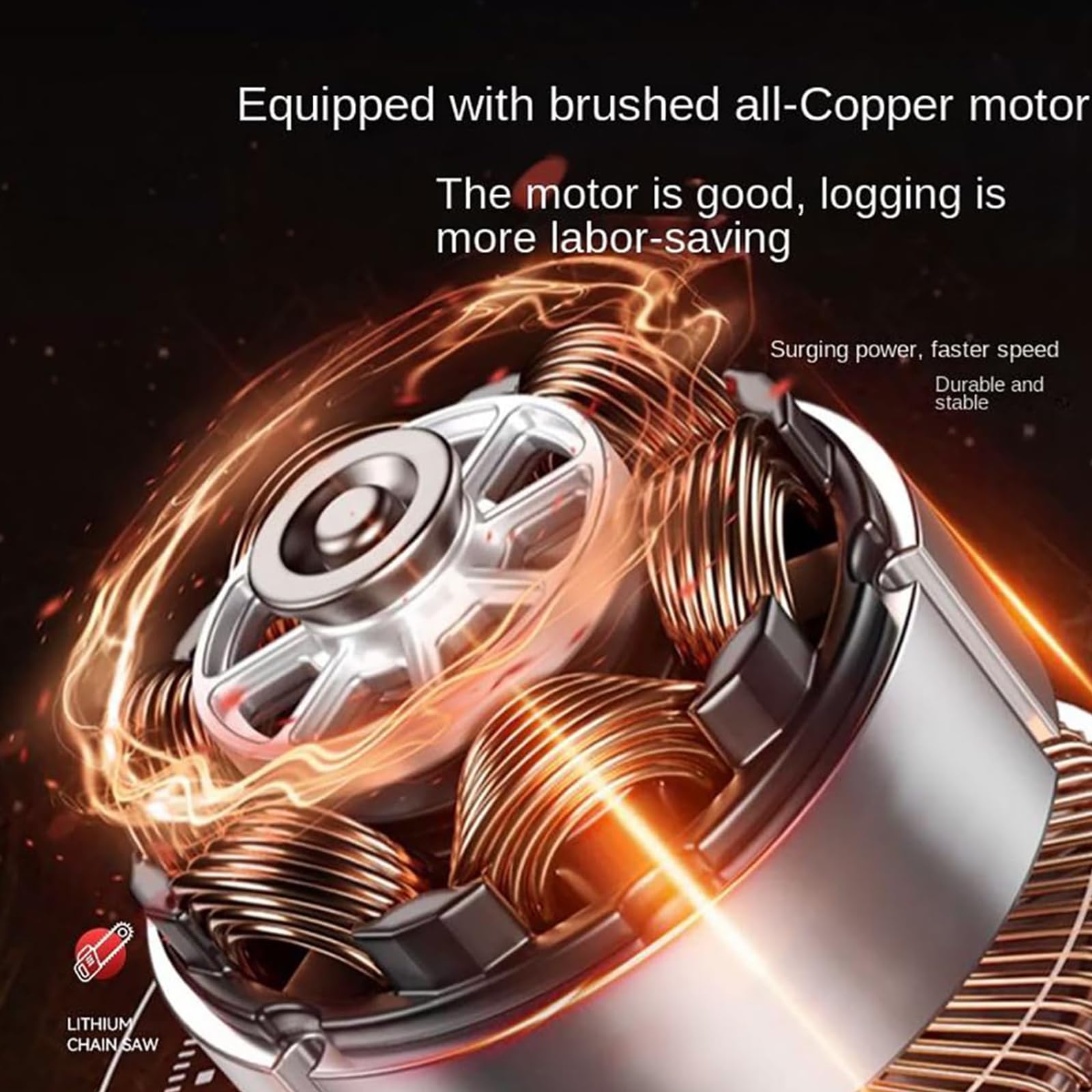 Mini Motosierra, Motosierra Eléctrica 8 Pulgadas con 2 Baterías y 2 Cadenas | Velocidad de Corte 11m/s, Bloqueo de Seguridad, Diseño Ligero 0,8kg, Herramienta de Poda para Jardín, Patio y Madera(black)