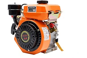4-Stroke Diesel Engine, 20hp, Air-Cooled, Single Cylinder, Manual Start