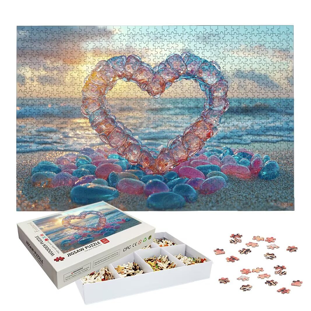 Puzzle San Valentín, Puzzle 1500 Piezas para Adultos, Regalo Mujer -2385
