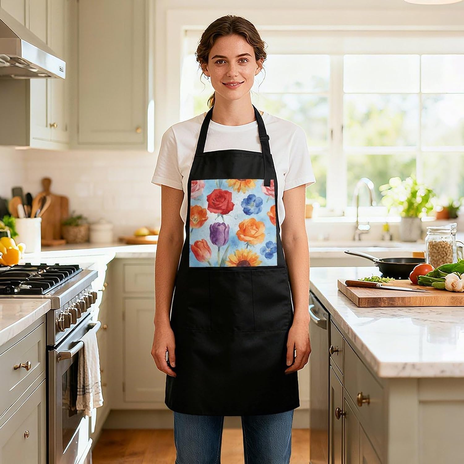 MulticolorWaterproof Kitchen Apron image 5