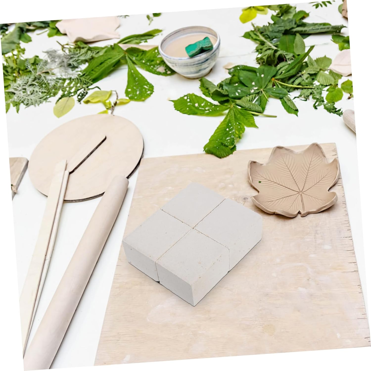Housoutil 4pcs Kiln Accessory Carbide Ceramic Tools Porcelain Kiln Firing Accessories Stable Support Brackets