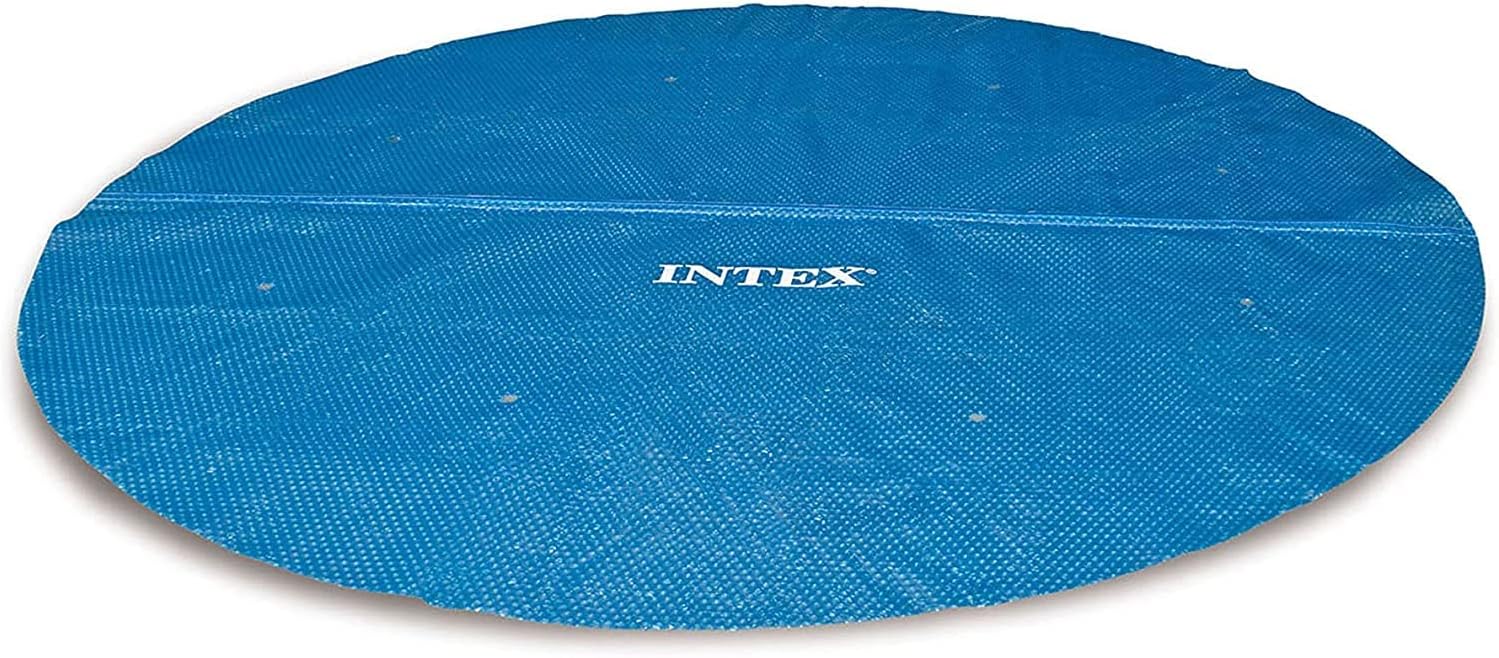 Intex 29022 Solar Pool Cover Frame Pool, Blue - 12 Ft