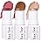 KIMUSE Multi Stick Trio Face Makeup, Cream Blush Stick for Cheeks & Lips, Contour Stick & Highlighter Makeup Sticks for All Skin