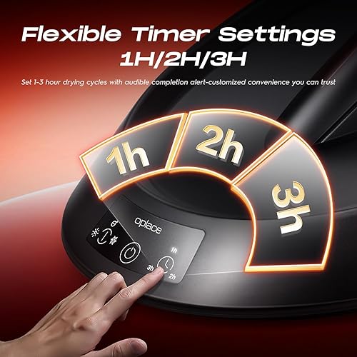 Miniatura 5 de Secador de Casco de Motocicleta oplace (B-2), Kit Limpiador de Gorras con Sistema de Purificación Desodorante-Calentador con Ventilador, Protector