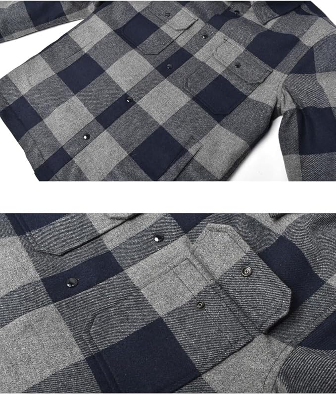 新品未使用品　ウールリッチWOOLRICHアラスカンウールチェックオーバーシャツ WOOLRICH ウールリッチ 長袖シャツ メンズ アラスカンウール