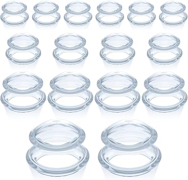 16 Pcs 4 Sizes Cupping Therapy Set, Silicone Cupping Massage Cups