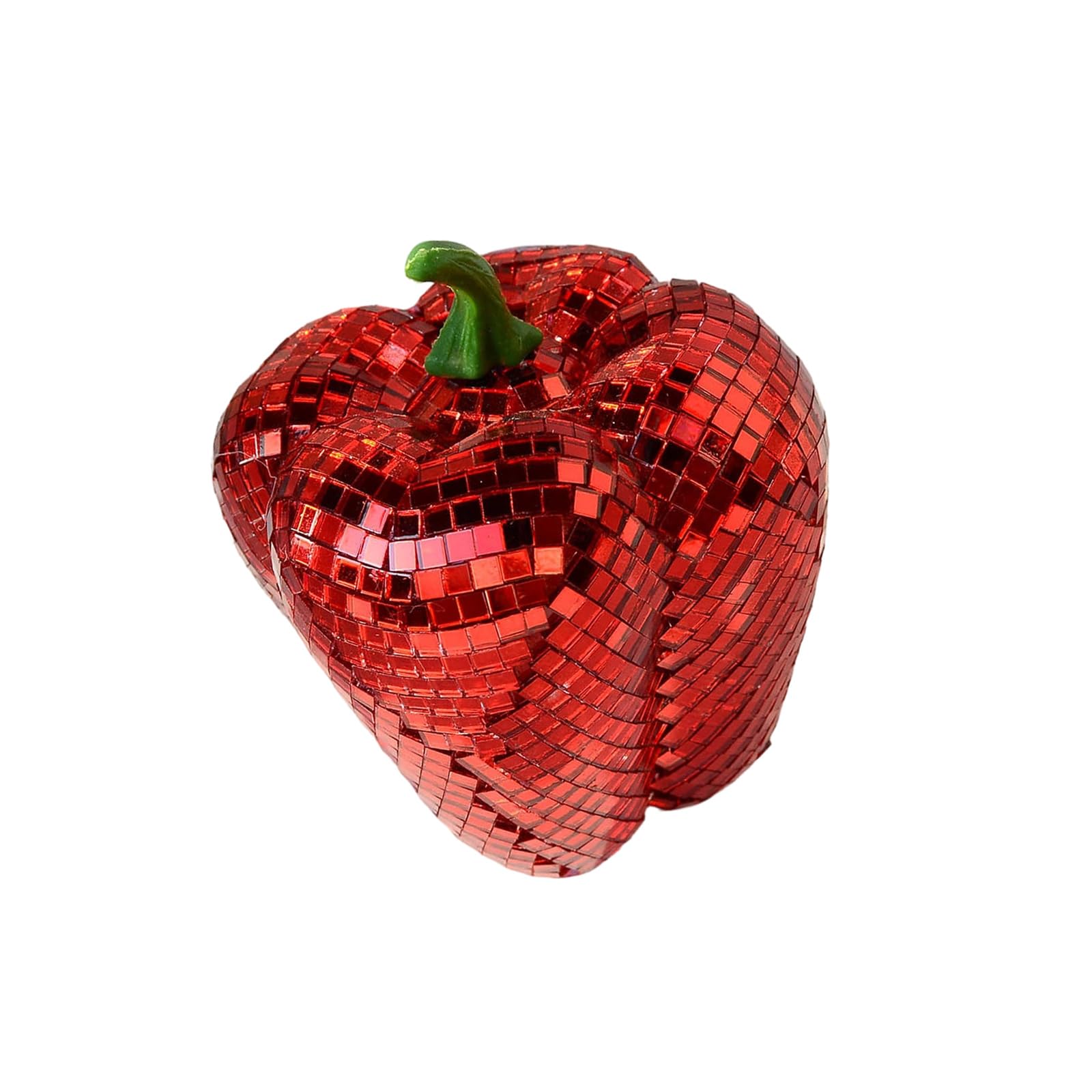 Ball Mirrored Glass Discos Pear/Tomato/Carrot/Pepper Light Reflectings Disco Ball Decors Desktop Decors Disco Pear