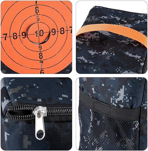 Miniatura 9 de Acouto Objetivo para niños 25 × 16 × 3 portátil objetivo bolsa de almacenamiento llevar equipo bolsa para dardos