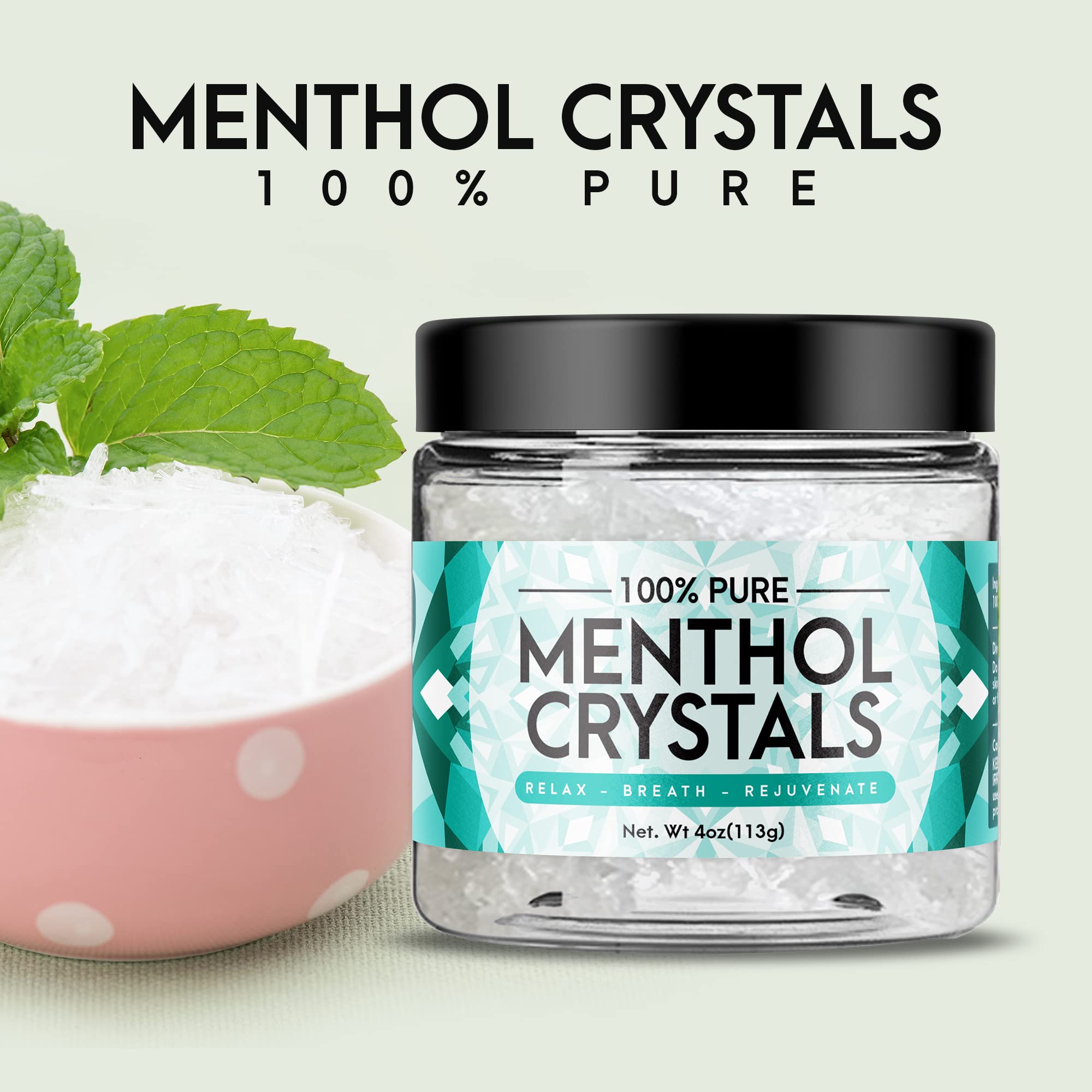 Amazon.com: Three Drops of Life Menthol Crystals, Natural Mentha