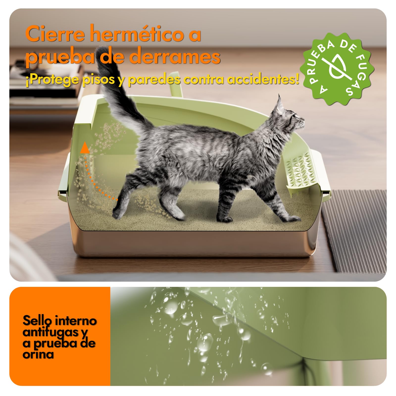 Yangbaga Katzentoilette Groß, Katzentoilette Aus E Produktbild-Vorschau 6