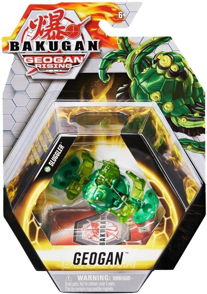 Bakugan Geogan Rising 2021 Ventus Sluggler Geogan Collectible Action Figure and Trading Cards