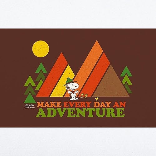 Miniatura 2 de CafePress  snoopy-make cada día una Adventur  35 x 21 pared vinilo calcomanía decorativo para pared, cáscara, reutilizables para pared SE aferran