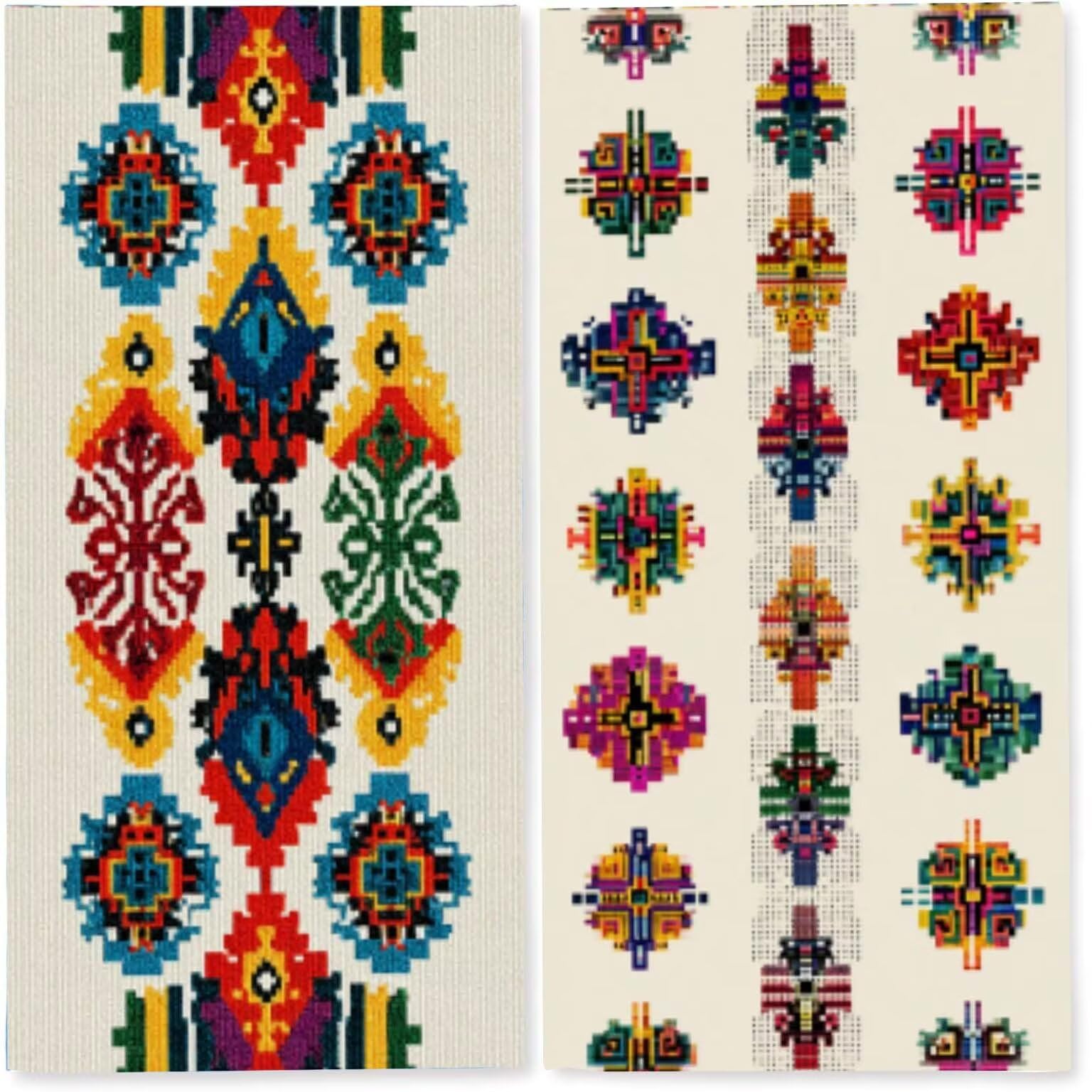 Toalla Playa grande XXL 220x100 cm, Toalla Microfibra de Secado RáPido, Absorbente, Ultrasuave y Compacta, Toalla BañO Sin Arena, Manta de Playa Gimnasio Baño Regalo, Pack de 2 (Color Retro) z-1278