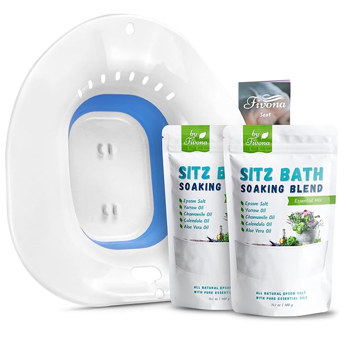 Buy Fivona 3in1 Sitz Bath Soak Kit for Hemorrhoids and Postpartum