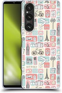 Head Case Designs Officially Licensed Andrea Lauren Design Travel Love Lady Like Soft Gel Case Compatible with Sony Xperia 1 V 5G