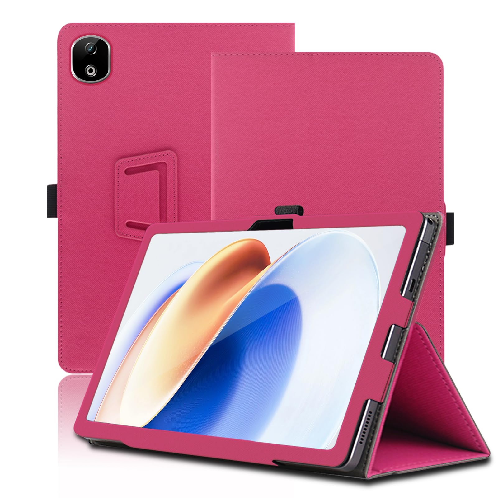 FZ Coque Pour Doogee X95 Pro , Flip PU Cover Cuir Bouton Magnétique Case - Bleu