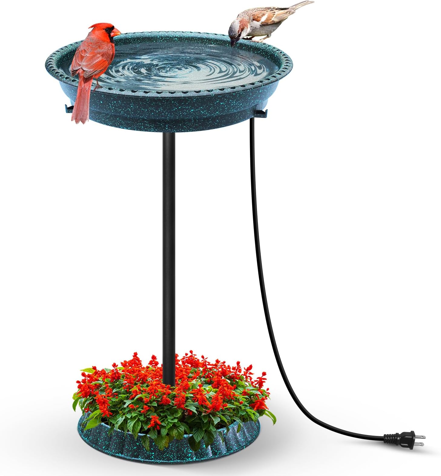 Amazon.com: hugeneroy Heated Bird-Baths for Outdoors for Winter ...