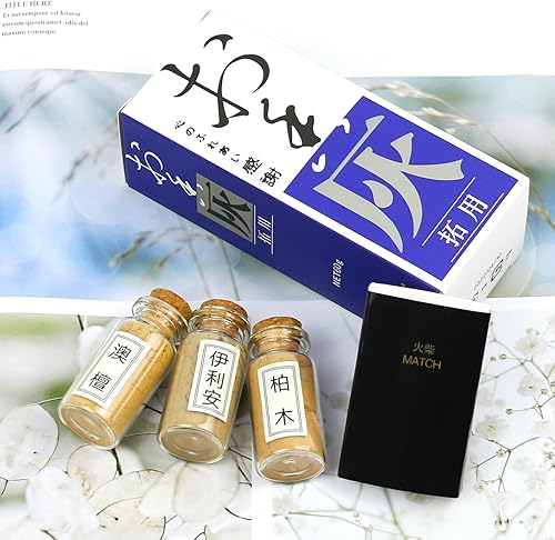 Miniatura 4 de Juego de 11 piezas de quemador de incienso en polvo, moldes de cono de incienso de torre de reflujo, kit de quemador de incienso de madera de agar,