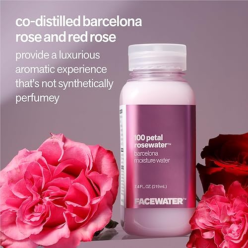 Miniatura 4 de Facewater 100 pétalos agua de rosas Barcelona Humedad Agua