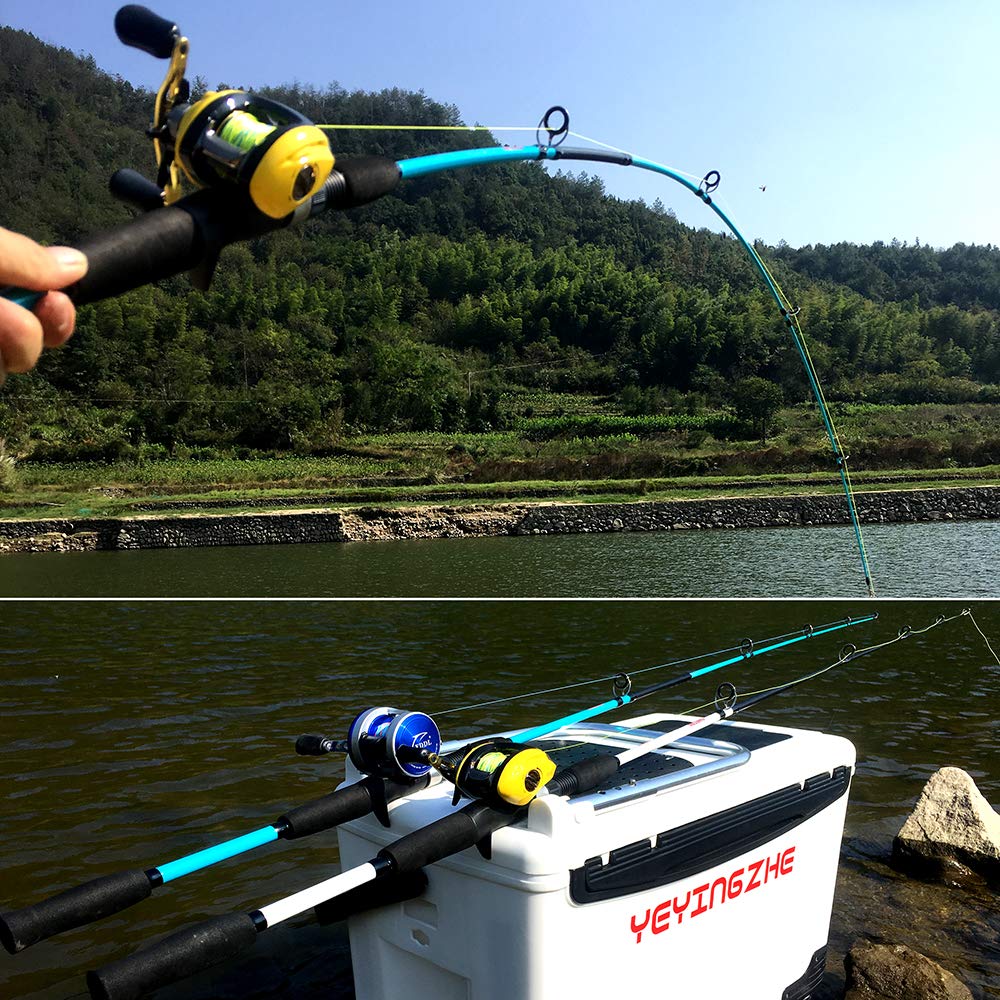 CañAs De Pescar Barra 1. 5m 1.8m m Power Lure Barning Casting Spinning WT 3G-21G Ultra Light Boat Lure Fishing Vared CañA De Pescar(Multi,1.8 m)
