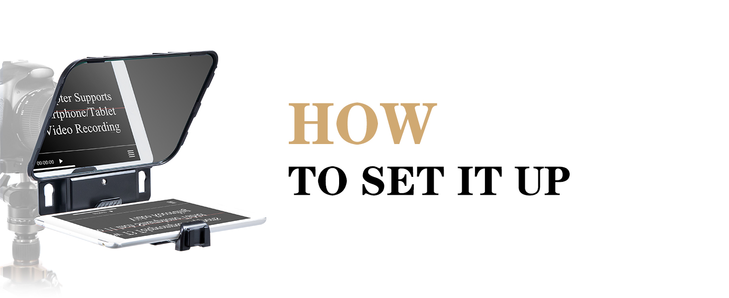 Amazon.com : Desview T3 Portable Teleprompter for Camera