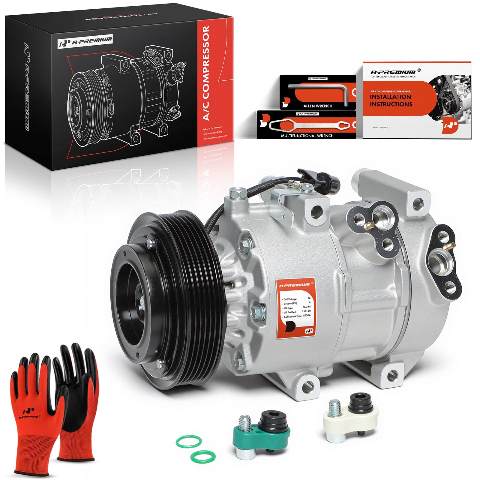 Photo 1 of A-Premium Air Conditioner AC Compressor with Clutch