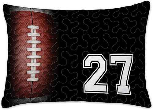 Miniatura 8 de Juego de cama de fútbol para niños, edredón de fútbol de tamaño matrimonial, edredón de fútbol americano para dormitorio, juego de edredón deportivo