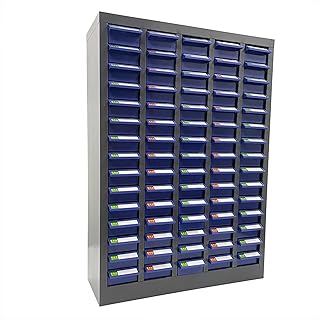 75 Drawers Bolt Bin Cabinet Nut and Bolt Organizer ABS Marterial with Partitions and Labels for Workshop Garage Hardware Storage
