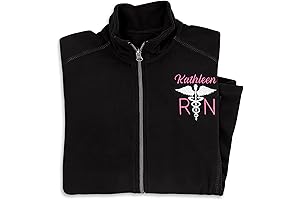Custom Embroidered RN Fleece Jacket: The Epitome of Comfort for Nursing Professionals